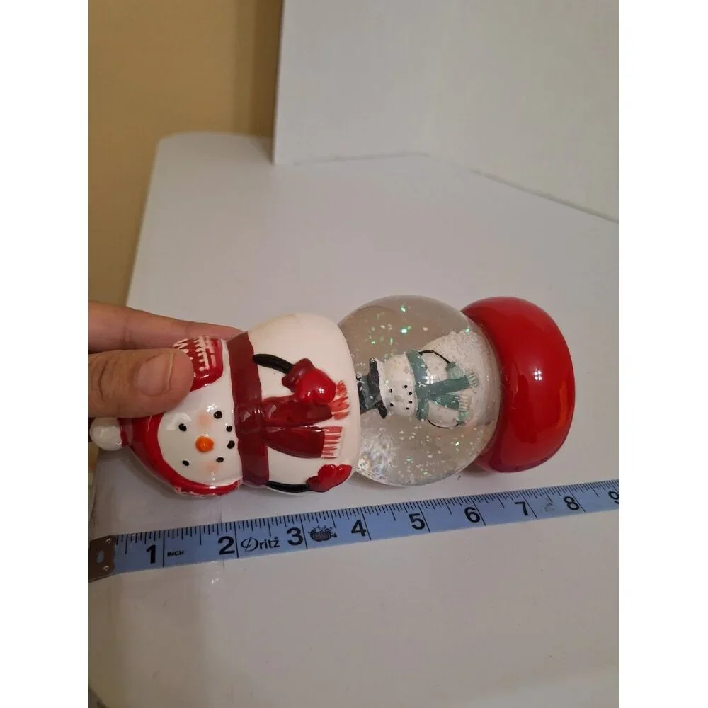 Snowman Snowglobe Christmas Ornament‎